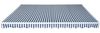 vidaXL Gelenkarmmarkise 450 cm Blau/Weiß 275565 Bild 2