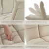 tectake Relaxsessel Fernsehsessel Snooze, 2 in 1 Samt, 14-fach verstellbar, 2 in 1 als Sessel oder Liege, gepolstert, mit Samtbezug Bild 3