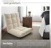 tectake Relaxsessel Fernsehsessel Snooze, 2 in 1 Samt, 14-fach verstellbar, 2 in 1 als Sessel oder Liege, gepolstert, mit Samtbezug Bild 2