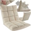 tectake Relaxsessel Fernsehsessel Snooze, 2 in 1 Samt, 14-fach verstellbar, 2 in 1 als Sessel oder Liege, gepolstert, mit Samtbezug Bild 4
