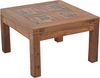 Couchtisch JENS - Teak Braun 45x70x70cm | Kaffeetisch Sofatisch Wohnzimmertisch Bild 2