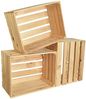CHICCIE 3 Set Holzkiste Noa Natur - Obstkiste Weinkisten Holzkisten Bild 5