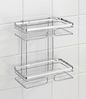 WENKO PREMIUM Duschablage, Chrom, 2 Etagen, Edelstahl rostfrei Bild 4