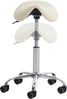 CLP 2er Set Arbeitshocker Reno mit Kunstlederbezug,creme Bild 3