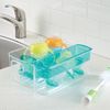 mDesign Sortierbox Aufbewahrung Organizer Babyartikel Kunststoff Transparent Bild 3