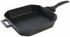 PROREGAL® Grillpfanne Gusseisenpfanne mit abnehmbaren Griff 29x29 cm Bild 2