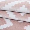 Kurzflor Teppich Pago Läufer - 80x300 cm - Pink Bild 4