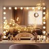 Schminkspiegel DORA mit Licht und Bluetooth - 80x14x62cm, Metall, Schwarz | Hollywood Speigel Kosmetikspiegel Make-Up-Spiegel Bild 2