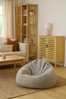 AD.CON Sitzsack mit ECO Füllung, Hellgrau, 90 x 110 x 50 250L, Styropor-Regranulat Bild 5