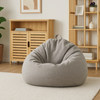 AD.CON Sitzsack mit ECO Füllung, Hellgrau, 90 x 110 x 50 250L, Styropor-Regranulat Bild 4