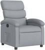 vidaXL Relaxsessel Hellgrau Stoff 371689 Bild 2
