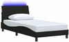Einzelbettgestell Design für Erwachsene ohne Matratze Schwarz 100x200 cm Stoff d5071e Bild 5