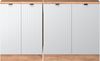 Küchenschrank für Dachschrägen R-Line Weiß Riffel 140 cm 2er Set Vicco Bild 3