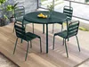 Vente-unique - MIRMANDE Garden dining set Metall Grün - B 110 cm x H 74 cm x L 110 cm Bild 2
