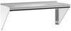 vidaXL Wandregal 75x30x31 cm Silbern Edelstahl 30275 Bild 2