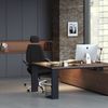 hjh OFFICE XXL Drehstuhl 24 HOURS I Stoff Schwarz Bild 2