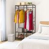 Relaxdays Garderobe offen Kleiderstangen & Ablagen Bild 2