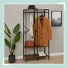 Relaxdays Garderobe offen Kleiderstangen & Ablagen Bild 3
