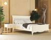 Casa Padrino Luxus Barock Nachttisch mit Schublade Creme H. 60 cm - Barock Möbel Bild 2