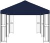 vidaXL Pavillon mit Seitenwänden 6 x 3 m Blau Polyester und Stahl 190 3375988 Bild 4