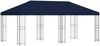 vidaXL Pavillon mit Seitenwänden 6 x 3 m Blau Polyester und Stahl 190 3375988 Bild 2