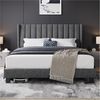 Yaheetech Polsterbett, Doppelbett Familienbett Bettgestell mit Lattenrost, 160 x 200 cm Bild 3