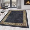 Waschbarer Teppich Federico rechteckig - 160x230 cm - Schwarz Bild 2