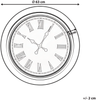 Wanduhr VILLENA 63 cm Schwarz Bild 2