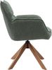 Armlehnstuhl >Marilla< (2er-Set) drehbar, Federkern, Chenille waldgrün - 59x86x65 (BxHxT) Bild 4
