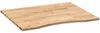 vidaXL Schreibtischplatte Unbehandelt 100x80x2,5 cm Massivholz Eiche 4009016 Bild 4