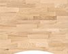 vidaXL Schreibtischplatte Unbehandelt 100x80x2,5 cm Massivholz Eiche 4009016 Bild 2