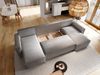 Masseno Ecksofa ASPRA mit Schlaffunktion U-Form, Sofa mit Bettkasten Bild 4