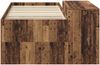 vidaXL Hochbett mit Schreibtisch für Kinder Altholz 90 x 200 cm 3422657 Bild 4