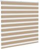 vidaXL Doppelrollo Sandbraun 150x100 cm Stoffbreite 145,9 cm Polyester 4014531 Bild 3