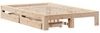 vidaXL Massivholzbett ohne Matratze 120x190 cm Kiefernholz 3309017 Bild 3