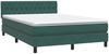 vidaXL Boxspringbett mit Matratze Dunkelgrün 160x210 cm Samt 3316506 Bild 4
