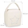 Relaxdays 10 x Türstopper Sack Stern beige Bild 5