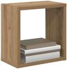 vidaXL Wandregale mit Regal 2 pcs Artisan-Eiche Holzwerkstoff 875178 Bild 3