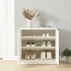 Schuhschrank Løten 63x36x62 cm Weiß [en. casa] Bild 2