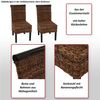 Mendler Esszimmerstuhl 6er-Set Korbstuhl M45, Bananengeflecht, ohne Kissen, Hellbraun, 96 x 55 x 46 cm Bild 2