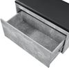 Sitzbank Degerfors 80x39x45 cm Betonoptik/Schwarz [en. casa] Bild 4