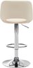 CLP 2er Set Barhocker Camden Kunstleder drehbar und höhenverstellbar,creme Metall in Chromoptik Bild 4