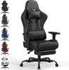 HOMALL Gaming-Stuhl Verstellbare Armlehnen,Kopfstütze,Lendenkissen,Fußstütze,Gaming Stuhl (Verstellbare Armlehnen, großzügig dimensioniertes Sitzkissen, ergonomisch geformte, bequeme Rückenlehne), Ergonomischer Bürostuhl,Kopfstütze und Lendenstütze Bild 4