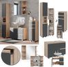 Badmöbel-Set J-Shape Sonoma 4 Teile Vicco Bild 2