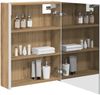 vidaXL Badezimmerspiegelschrank Kunsthandwerk Eiche 889238 Bild 3