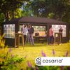 CASARIA® Festzelt Rimini 3x6m wasserabweisend Anthrazit Bild 2