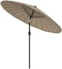 Sonnenschirm, Gartenschirm mit Aluminium-Mast 270 cm Taupe Bild 3