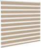 vidaXL Doppelrollo Sandbraun 165x100 cm Stoffbreite 160,9 cm Polyester 4014534 Bild 3