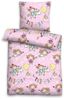 biberna Feinbiber Bettwäsche 0007244 EINHORN, rose, 1x 135x200 cm + 1x 80x80 cm Bild 3