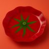 Schale Glas ARIA FRESH Tomate 17x18x1,8 cm rot 1 Stück Bild 2